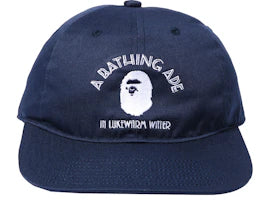 BAPE A Bathing Ape Panel #2 Cap Navy