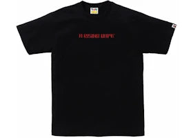 BAPE A Rising BAPE Dragon Tee Black