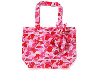 BAPE ABC Camo Bear Eco S Bag Pink