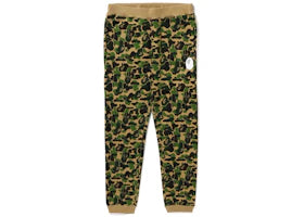 BAPE ABC Camo Crystal Stone Sweat Pants Green