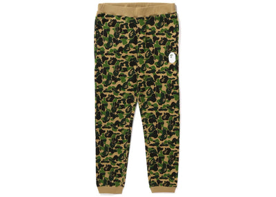 BAPE ABC Camo Crystal Stone Sweat Pants Green