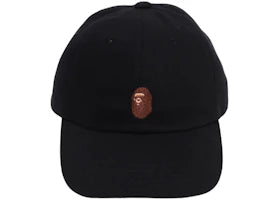 BAPE Ape Head One Point Cap Black