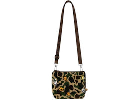 BAPE Baby Milo Camo Crossbody Bag Army Green