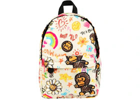 BAPE Baby Milo Soft Mini Backpack Cream