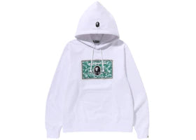 BAPE Card Pullover Hoodie White/Green