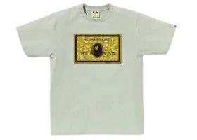 BAPE Card Tee Green/Gold