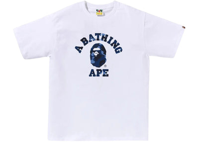 BAPE Color Camo College Tee (FW25) White Navy