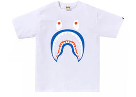 BAPE Colors Shark PONR Tee White