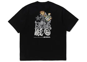 BAPE Graffiti Bape Relaxed Fit Tee Black