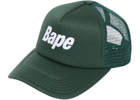 BAPE Logo Mesh Cap Green