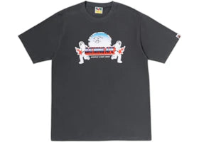 BAPE Metal Ape Head T-shirt Dark Grey