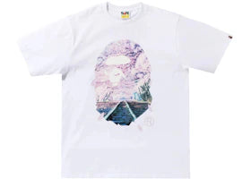 BAPE Sakura Photo Ape Head Tee (SS22) White