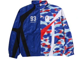 BAPE Split Stand Collar Track Jacket Blue