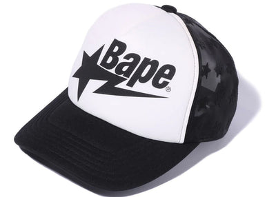 BAPE Sta Allover Mesh Cap Black