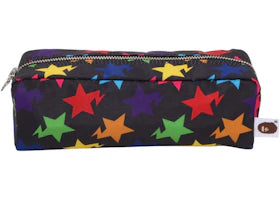 BAPE Sta Pattern Flight Travel Pouch Black