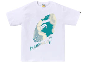 BAPE Tie Dye Twist By Bathing Ape Tee White