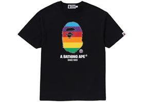 BAPE Women's Crystal Ape Head Oversized Tee Black
