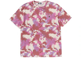 BAPE Women's Map Camo Oversized Tee Pink