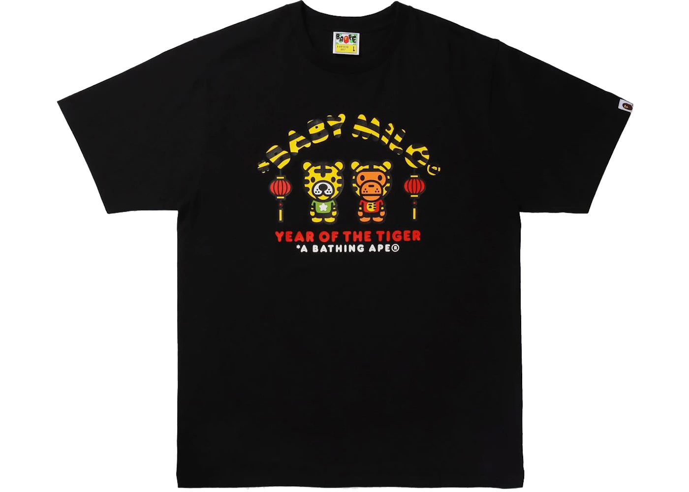 BAPE Year of the Tiger Baby Milo Tee Black sneakers - authentic BAPE shoes