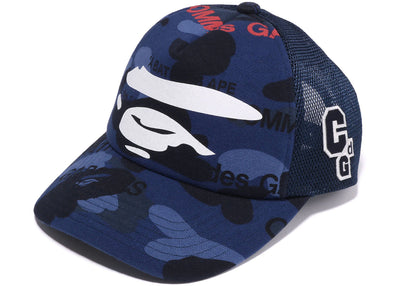 BAPE x Comme des Garcons Osaka Mesh Cap Navy
