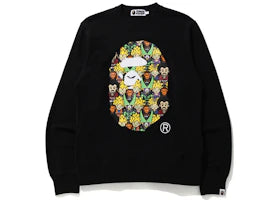 BAPE x Dragon Ball Z Baby Milo Big Ape Head Crewneck Black