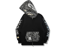 BAPE x Hajime Sorayama Shark Full Zip Hoodie Black