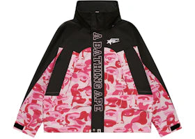 BAPE x KidSuper Camo Snowboard Jacket Pink