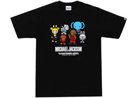 BAPE x Michael Jackson Baby Milo Tee Black
