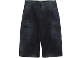 Balenciaga Cropped Cargo Pants Black