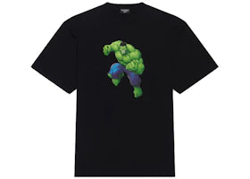Balenciaga Hulk 2021 MARVEL Medium Fit T-shirt Black