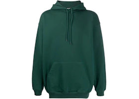 Balenciaga Logo Print Hoodie Green/White