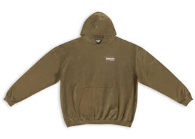 Balenciaga Men's Political Campaign Large Fit Hoodie Kaki