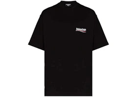 Balenciaga Political Campaign Large Fit T-shirt Black