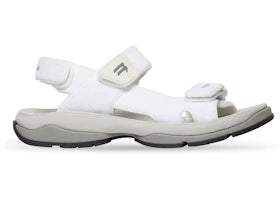 Balenciaga Tourist Sandal White Grey