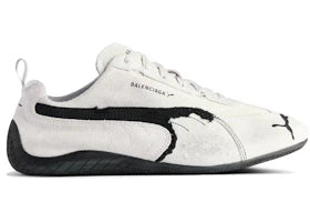 Balenciaga x Puma Speedcat Suede Distressed White Black