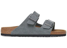 Birkenstock Arizona Soft Footbed Suede Leather Basalt Grey