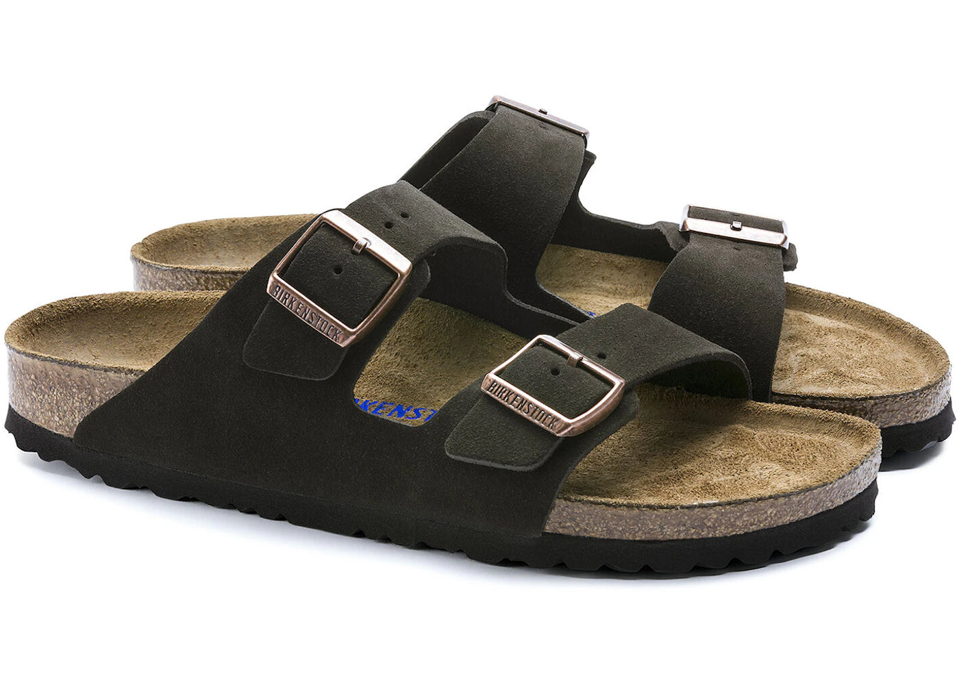Birkenstock Arizona Soft Footbed Wildleder Mokka