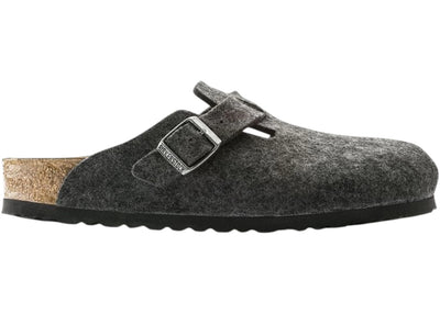 Birkenstock Boston Wollfilz Anthrazit