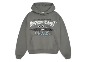 Broken Planet Chaos Hoodie Gunmetal Grey