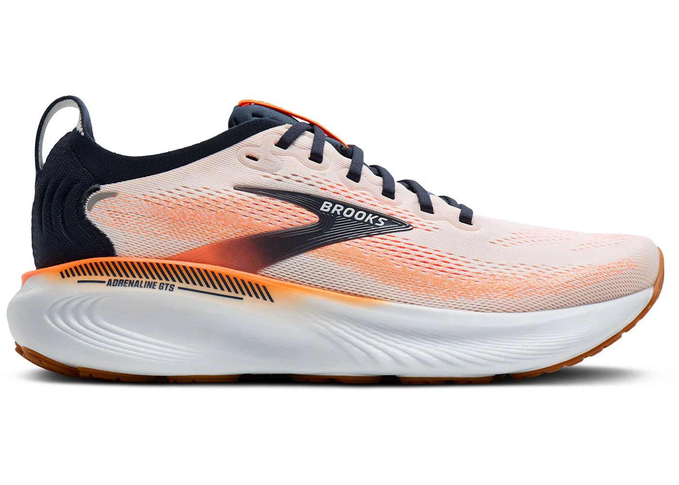 Brooks Adrenaline GTS 25 White Spellbound Orange