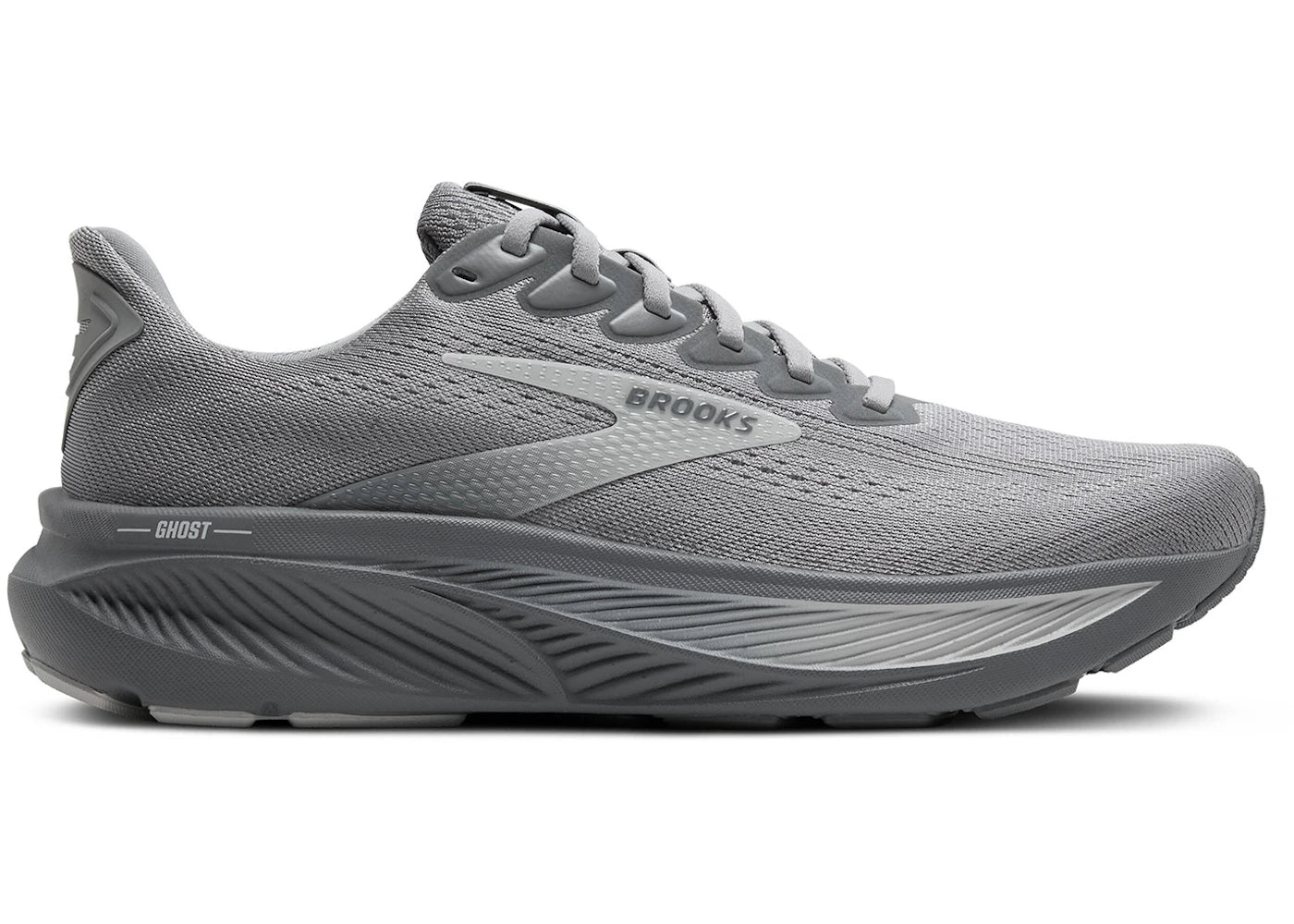 Brooks Ghost 17 Primer Grey Oyster Mushroom
