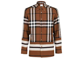 Burberry Creeton Check Shirt Brown