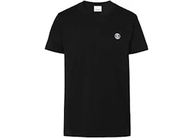 Burberry Monogram Motif Cotton T-shirt Black/White