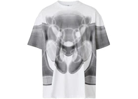 Burberry Thomas Bear Print Cotton Oversized T-shirt White/Grey