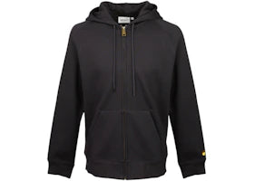 Carhartt WIP Chase Fleece Zip Up Hoodie Black