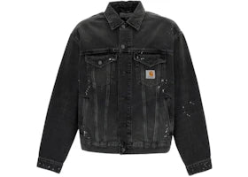 Carhartt WIP Helston Denim Jacket Black
