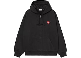 Carhartt WIP Hooded Heart II Hartt Sweat Jacket Black