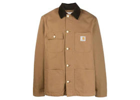 Carhartt WIP Michigan Coat Brown Tobacco Rinsed