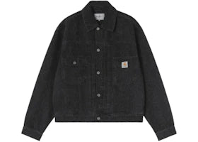 Carhartt WIP Belmar Denim Jacket Black Snake Camo (Heavy Stone Wash)