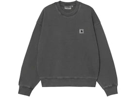 Carhartt WIP Women's Nelson Sweat Black Garment Dyed